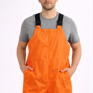 Bright Orange Overalls